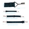 EZZLife Bungee Cords with Hooks, 4 Pack 79in/2m Adjustable Flat