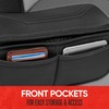 Motor Trend LuxeFit Gray Seat Covers for Cars Trucks Van