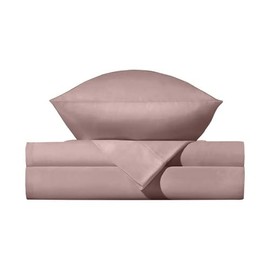 Miracle Made Luxe Pillow Cases - 2 Pack Rosewood, King - Miracle Clean & Cool Cotton - Silver-Infused 300-Thread-Count Ultra-Breathable Protector