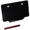 Hurricane Number Plate Base & Reflector W122 Black HA5794