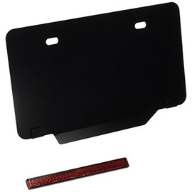 Hurricane Number Plate Base & Reflector W122 Black HA5794