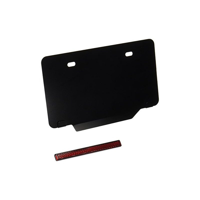 Hurricane Number Plate Base & Reflector W122 Black HA5794