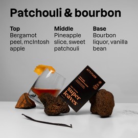 ATTITUDE Bar Soap Body Wash for Men, For Body and Hands, 99% Natural Origin Ingredients with Avocado Oil, EWG Verified, Patchouli & Bourbon, 4 Oz (Pack of 6)