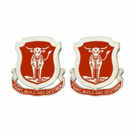39th Engineer Battalion US Army Unit Crest (Pair)