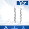 Bykonh #8 x 3/4" Modified Truss Wafer Head Wood Screws,