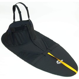 Seals Sneak Kayak Spray Skirt, Black, 5.7 | Made in USA | Lightweight Protection from Waves & Water