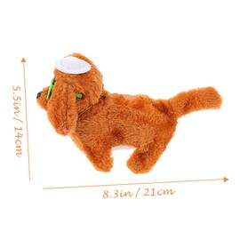SUPVOX Electric Walking Dog Interactive Puppy with Sound Cognitive Plaything for Friendly for Playtime and Learning Activities Random Color