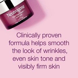 Neutrogena Triple Age Repair Face Moisturizer with SPF 25, 1.7 oz Jar, Anti-Aging Face Cream, SPF Moisturizer & Neck Cream, Anti Wrinkle Lotion for Dark Spots, Glycerin & Shea Butter