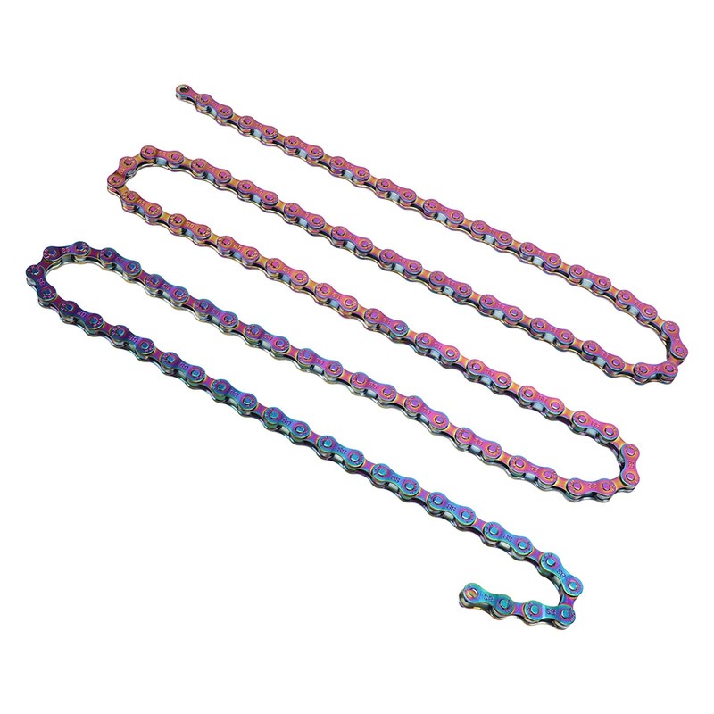 Bike Chain, 6 7 8 Speed Rust Proof Colorful Rainbow