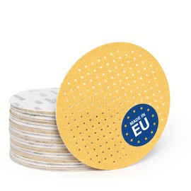 Wabrasive Multi-Hole Sanding Discs 225 mm Sandpaper Set | Sanding Mesh Grits 60-80-120-180-220 Each 5 Pieces | for Long-Neck Sanders, Drywall Sanders and Sanding Giraffes