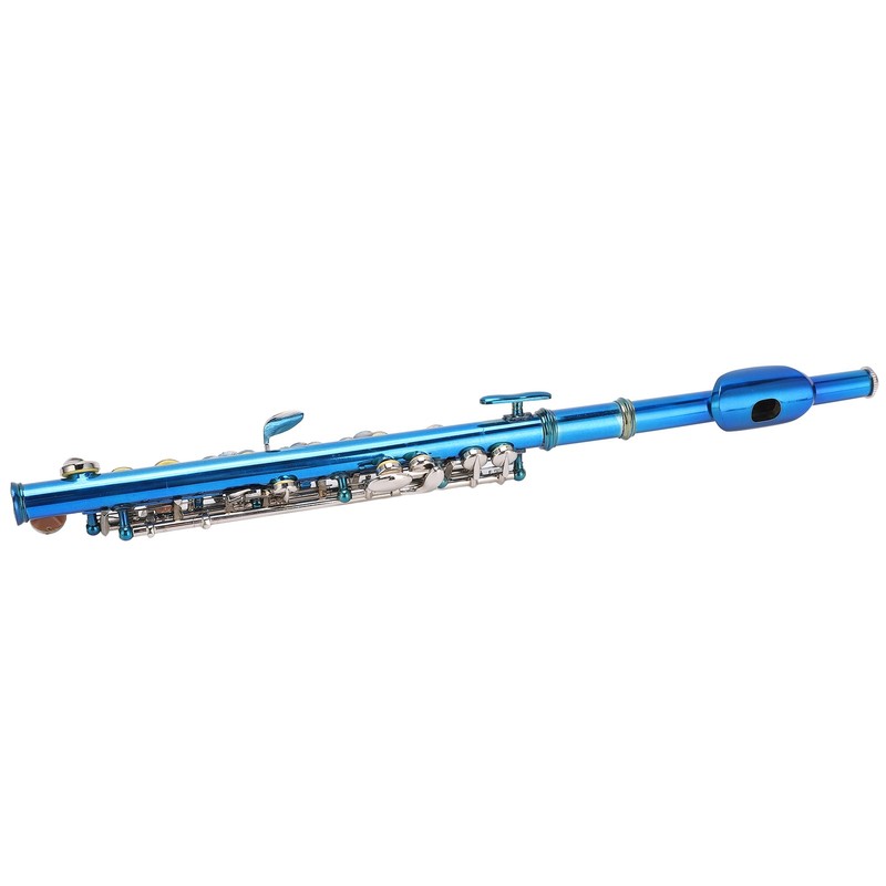 Piccolo Flute Cupronickel Blue +E Key French 6 Holes Piccolos