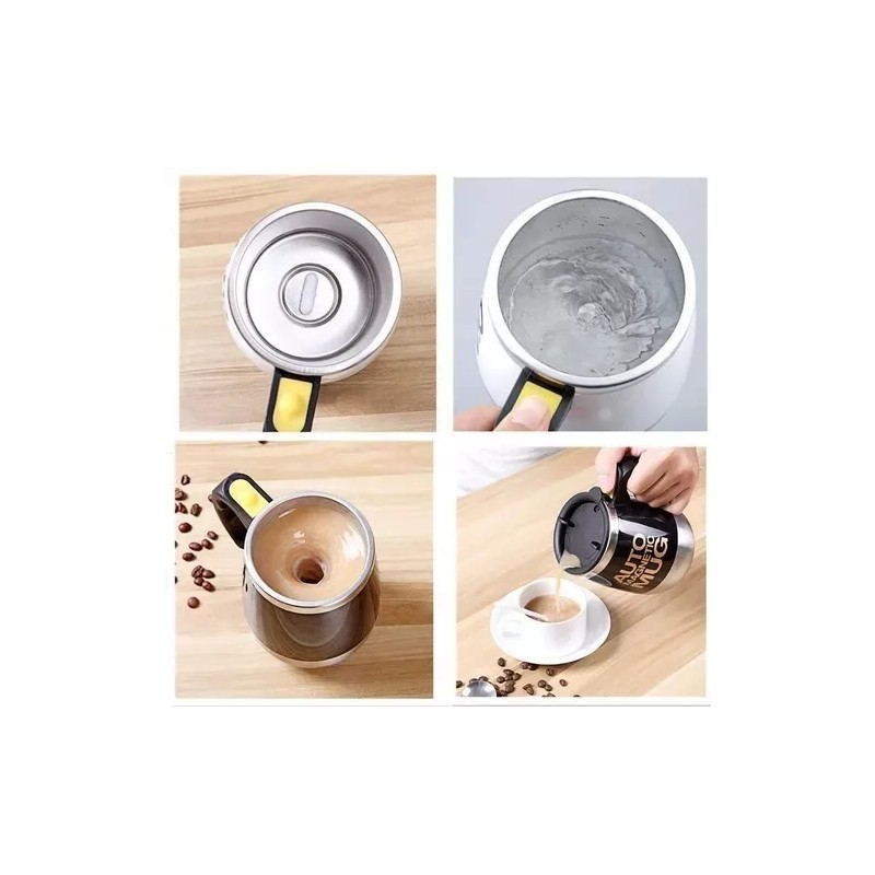Total Supplier Taza Autoagitadora P Café Térmica Mezcla Automática 400ml