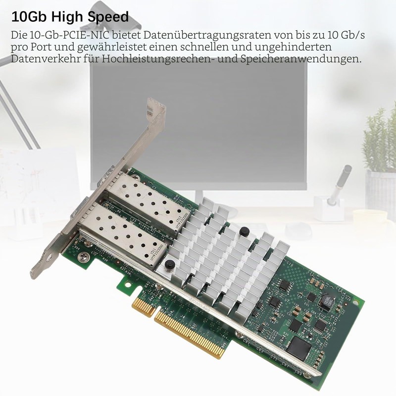 X520 DA2 10Gb SFP+ PCIe Network Card, Converged Dual SFP+