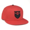 No Shave Life OG Beard Logo Snapback - Red