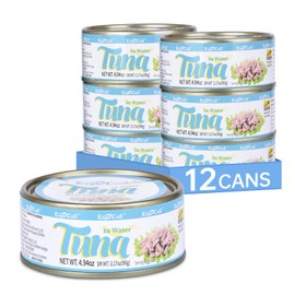 Eagle-Coin Chunk Light Tuna in Water, 4.9 oz Can, Pack of 12