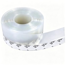 Guardapolvo para Puerta Exterior 5M/16Ft, Cubre Polvo para Puerta, Burlete para Puerta y Ventana, Tira Selladora Antiruido, Antiviento, Impermeable y Contra Insectos
