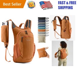 Compact 10L Hiking Backpack - Lightweight and Foldable for Outdoor Adventures