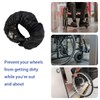 2 Pcs Wheelchair Tire Cover, Waterproof Wheel Covers, Black Wheel