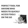 Mini Keychain Set - 6-in-1 Multitool Plier, Adjustable Wrench &