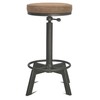 Diwhy Industrial Vintage Bar Stool, PU Seat Counter Stool, Height