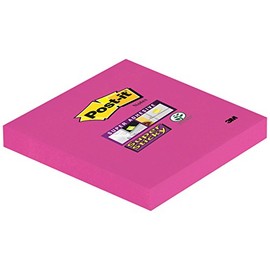 Post-it 76 x 76 mm Super Sticky Notes - Fuchsia (Pack of 6),654-6SS-PNK-EU