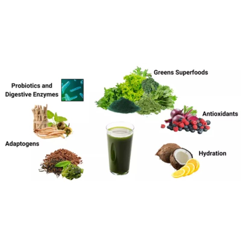 Zena Organic Super Greens Fruits & Vegetables Single Packs 10