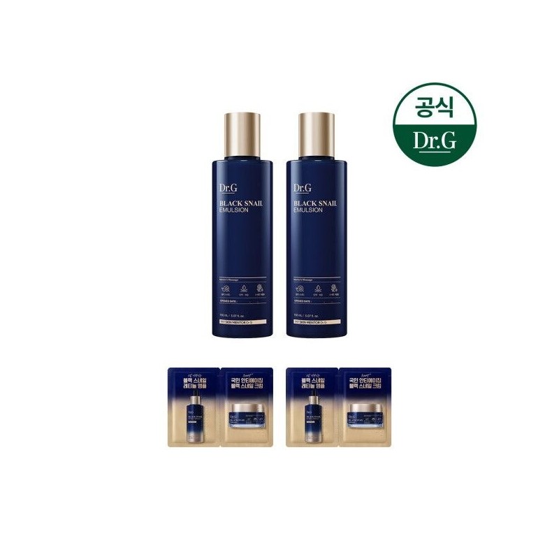 Dr.G [Dr. G] Black Snail Emulsion 150ml 1+1 (Increased) Black