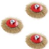 AOMIKITSTU Pack of 3 Disc Brush, 115 x M14 x