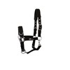 JF-Reitsport Unisex - Adult Halster with Kaphoofdstel Variant Cavesson, Black,