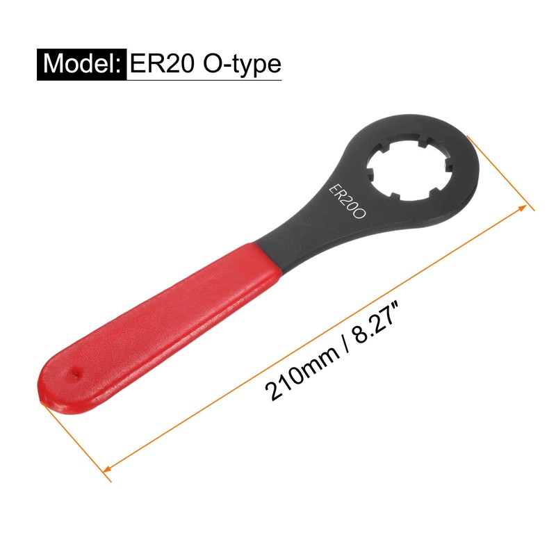 uxcell O-Type Collet Chuck Wrench Spanner for ER20 Lathe Clamping