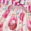 YOUNGER TREE Toddler Baby Girl Dress Summer Donut Dresses Sleeveless