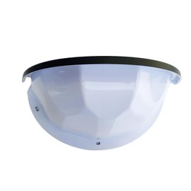 SamIdea Sun Rain Shade Cover Outdoor, CCTV Security Camera Top Case Shield Protective Roof for CCTV Surveillance Camera Hikvision/Nest/Ring/Arlo/Dome/Bullet/Bell (Hemisphere White Black)