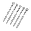 304 Stainless Steel Half Thread Bolt Wood Hex Lag Screws