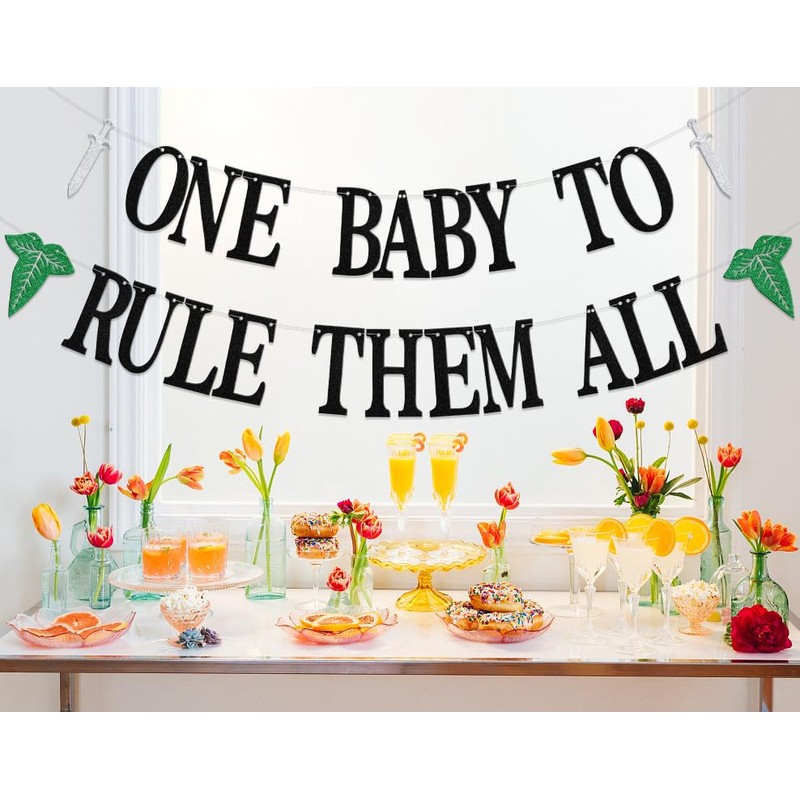 One Baby to Rule Them All Banner - Medieval Baby