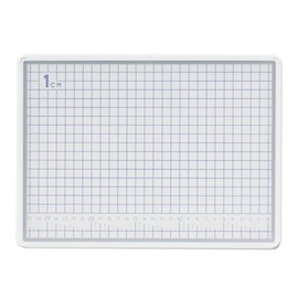 KM-021 M Plus Measurable Cutting Board, Navy with Scale