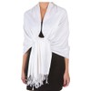 World of Shawls Super Soft Pashmina Shawl Scarf Wrap (Pearl