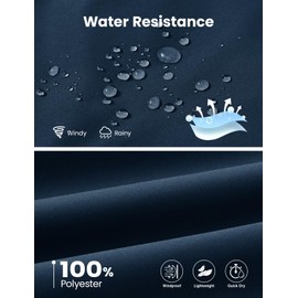 TBMPOY Men's Outerwear Vest Lightweight Fall Casual Golf Sleeveless Jackets Full Zip Vest Travel Navy Blue L