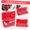 TEHAUX Digital Caliper Storage Box Portable Plastic Tool Container with