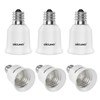 DiCUNO E17 to E26 Adapter, Intermediate E17 Socket to Standard