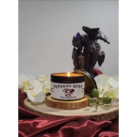 Dragons Reign Scented Candle Collection Surprise Body Jewelry Inside Each Candle. Made with Natural Soy Wax in a Variety of scents. 14G Tongue Perception