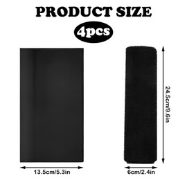 4 Pcs Seat Belt Pads, Universal Soft Car Seatbelt Covers, Comfort Faux Fur Seat Belt Covers Protector Shoulder Neck Padding, Comfort Harness Pads Car Seat Belt Pads for Sedan SUV