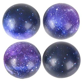 Rhode Island Novelty 2 Inch Galaxy Foam Stress Balls, 50 Balls per Order