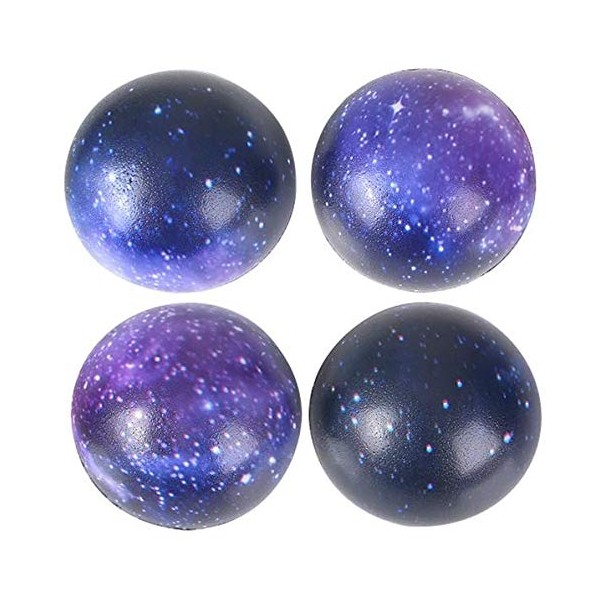 Rhode Island Novelty 2 Inch Galaxy Foam Stress Balls, 50 Balls per Order