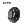 uxcell M4 Carbon Steel Grade 8 Hexagon Hex Nut Black