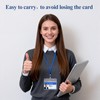 GhllGhyy 20 Pack Extra Thick Name Badge Holders, Durable &