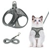 Adjustable Soft Cat Harness, Breathable Soft Mesh Puppy Harness, Reflective