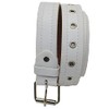 flevado Jeans Belt Rivets Belt with Pin Buckle 3.5 cm