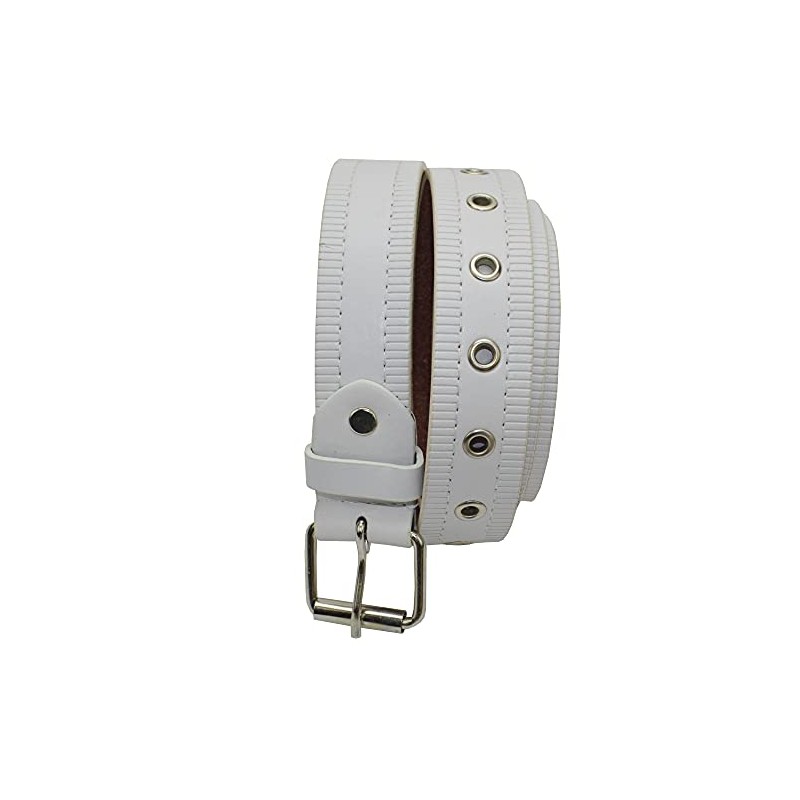 flevado Jeans Belt Rivets Belt with Pin Buckle 3.5 cm