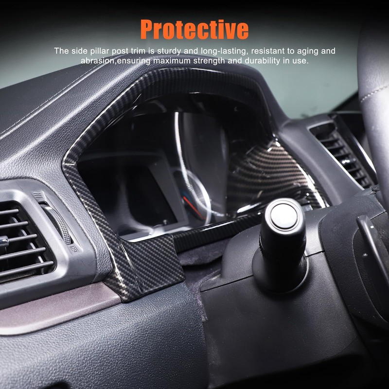 Heutamo Dashboard Panel Frame Trim Cover Compatible with Honda Pilot