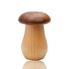 ieron Cute Mushroom Toothpick Holder Dispenser Wooden Toothpick Storage Box